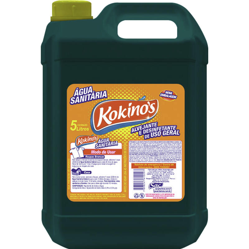 Água Sanitária Kokino's 5L