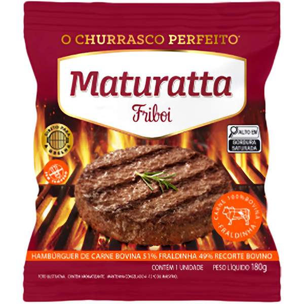 Hambúrguer Bovino MATURATTA Fraldinha 180g