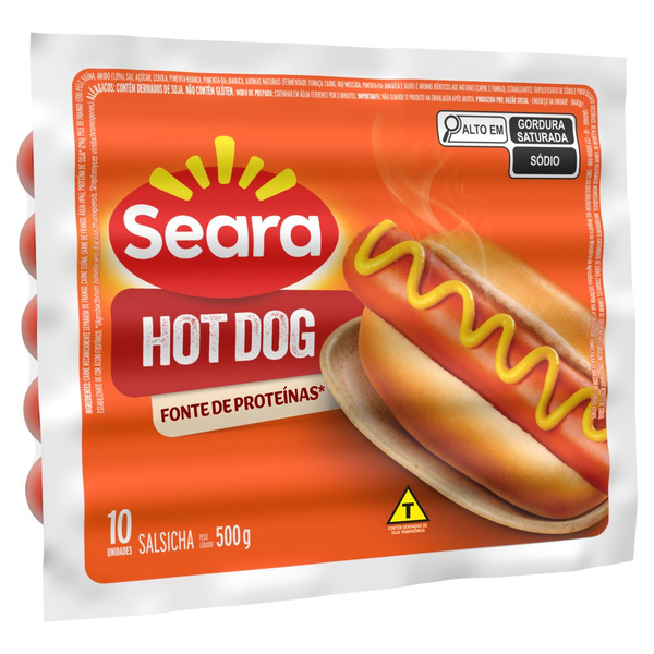Salsicha Seara Hot Dog 500g