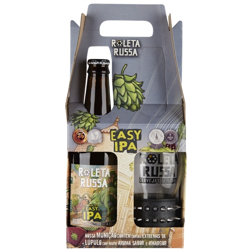 Kit Cerveja Roleta Russa Easy 355ml + Copo