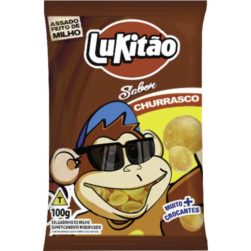 Salgadinho Lukitão Churrasco 100g