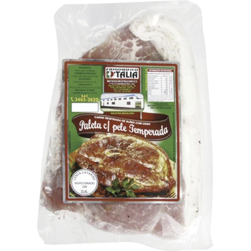 Paleta Suína D'Talia Resfriada Temp Preço por quilo na peça