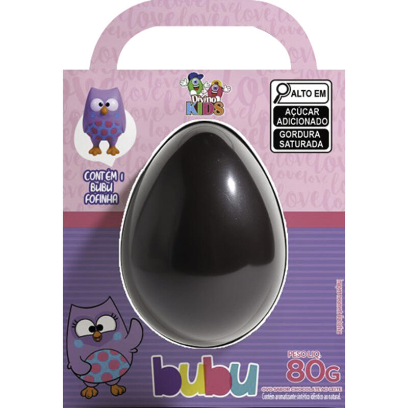 Ovo de Páscoa Divino Kids Bubu 80g