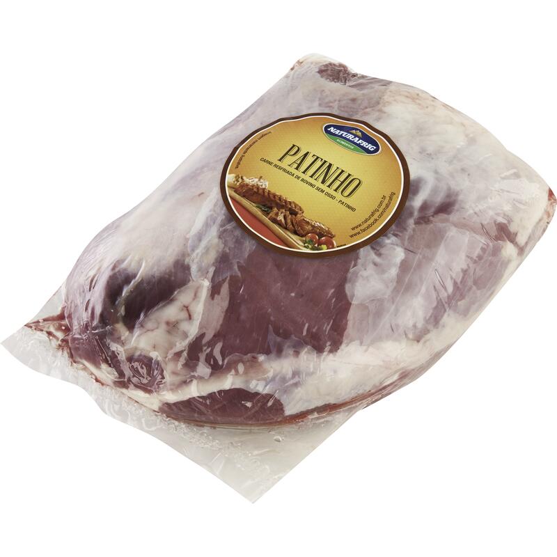 Carne Bovina Patinho Naturafrig Resf Preço por quilo na peça