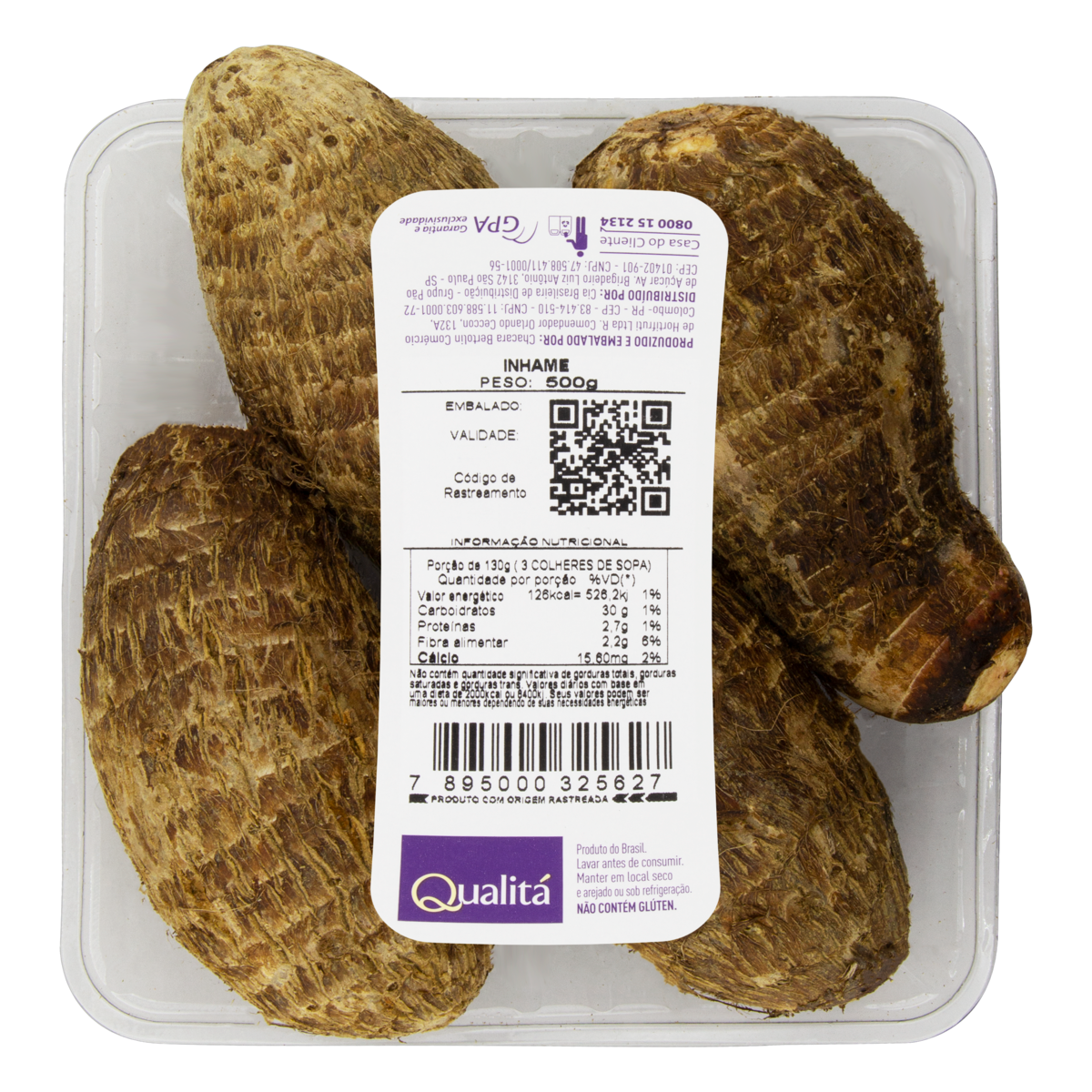 Inhame QUALITÁ Bandeja 500g