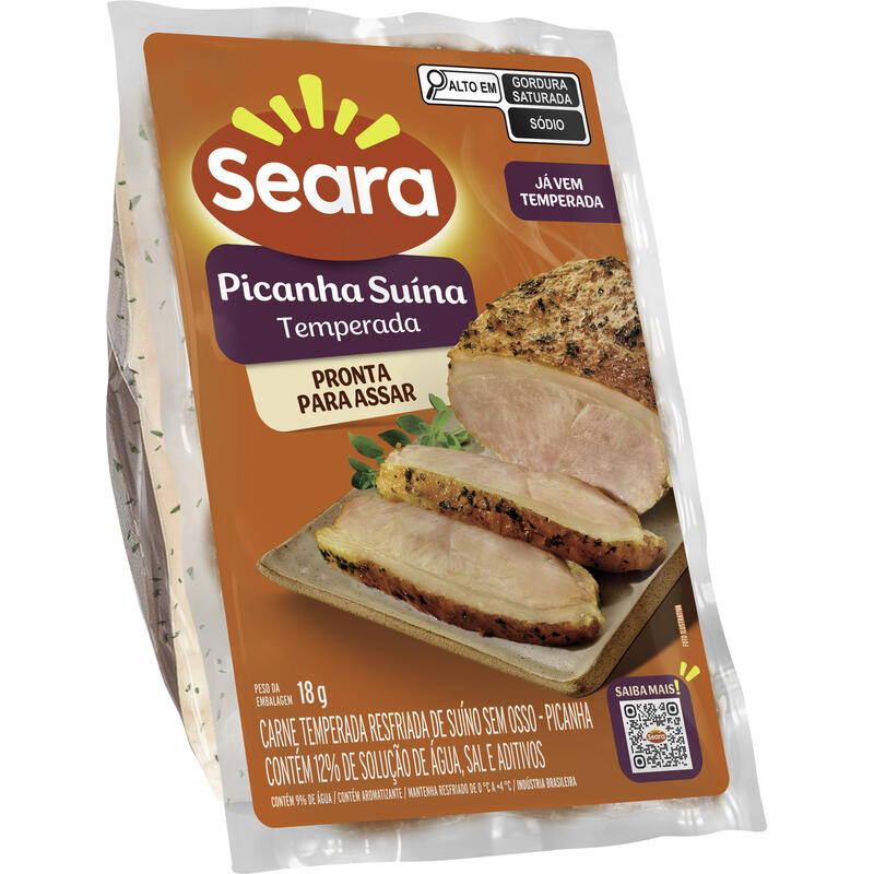 Picanha Suína Temp Seara Resf Preço por quilo no pacote