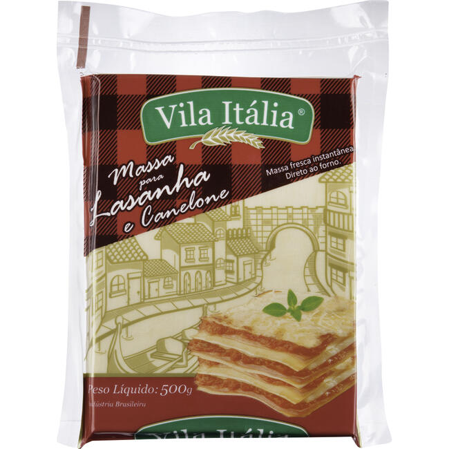 Massa para Lasanha Vila Itália 500g