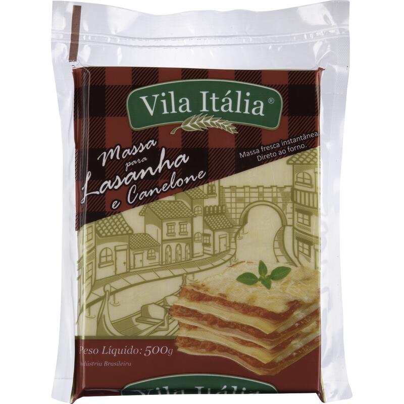 Massa para Lasanha Vila Itália 500g