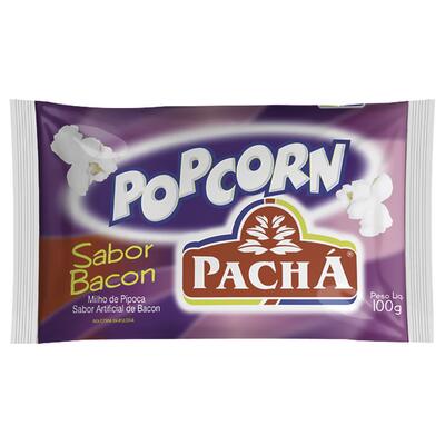 Milho para Pipoca de Micro-ondas Pachá Bacon 100g