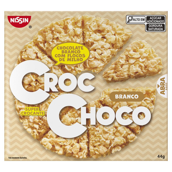 Chocolate Croc Choco 44g - Branco