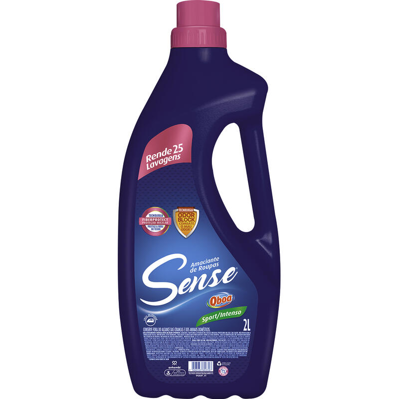 Amaciante de Roupas Sense Qboa Sport 2L