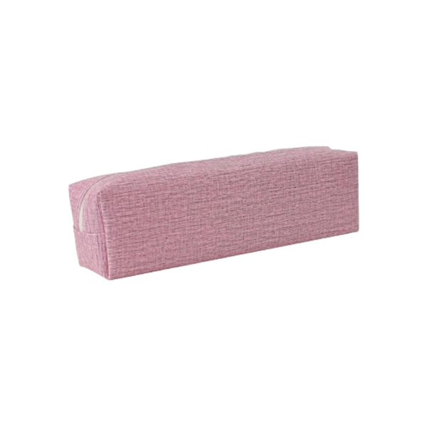 Estojo Escolar Mundiart 19cm - Rosa - Ref. SE0004