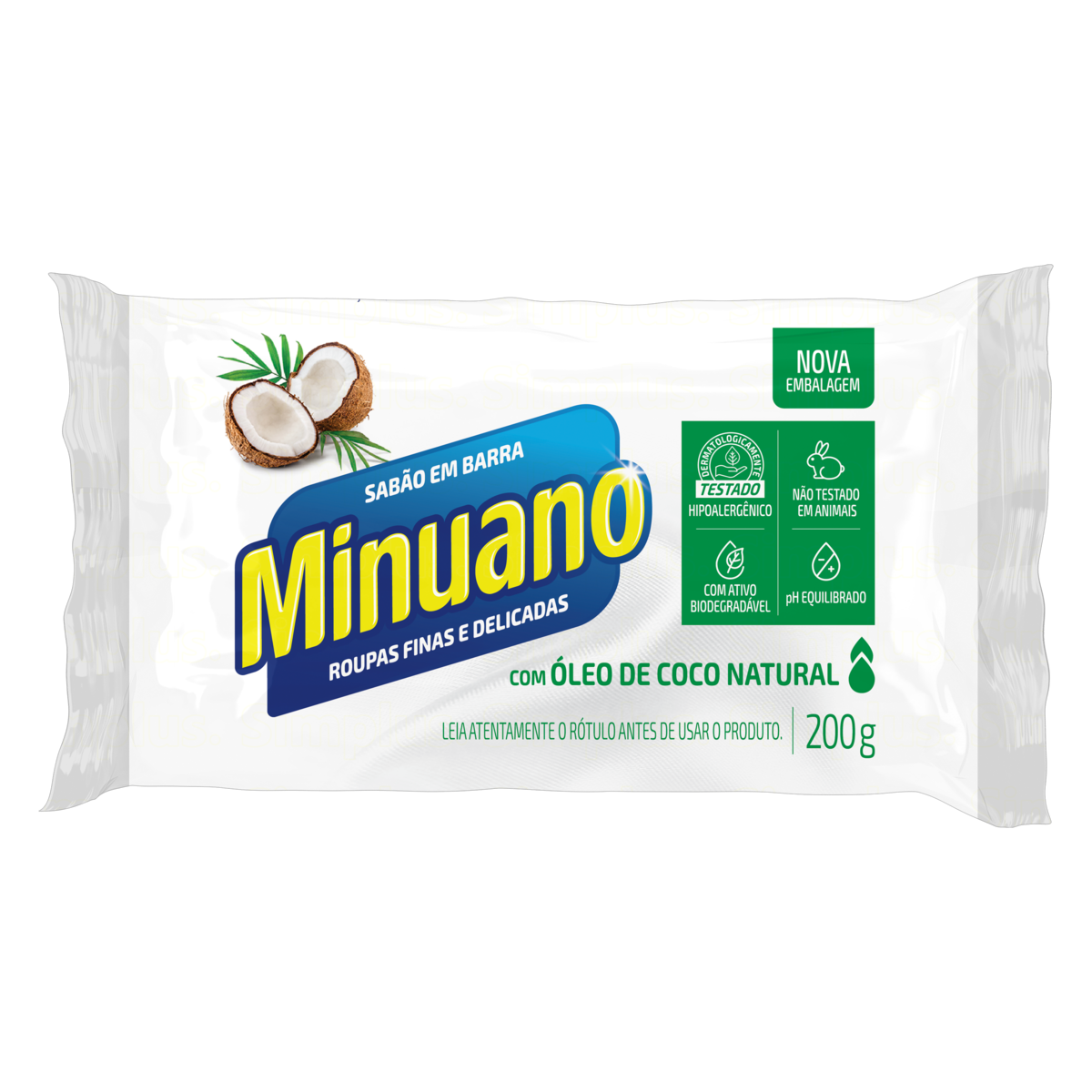 Sabão Barra Coco Minuano Flow 200g