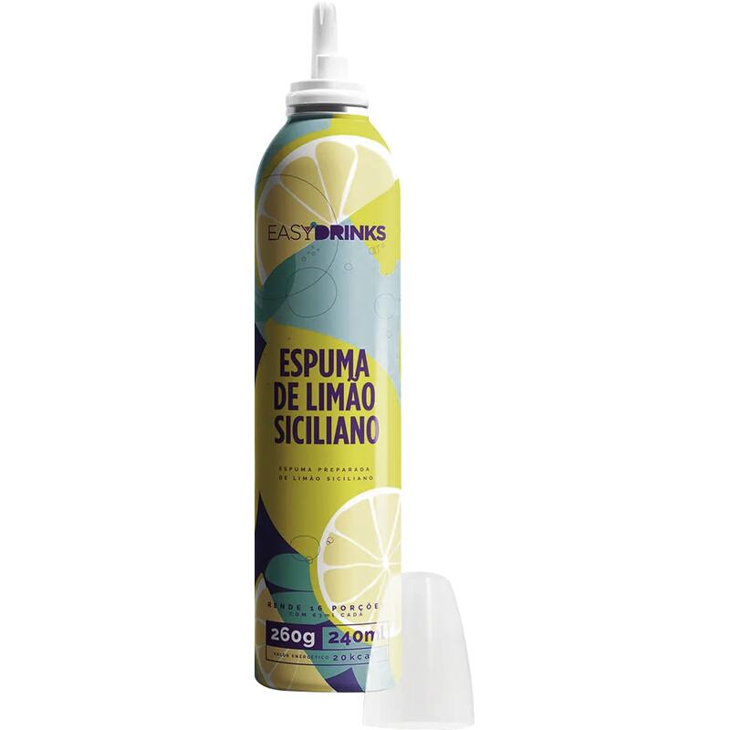 Espuma Preparada EASY DRINKS Limão Siciliano 260g