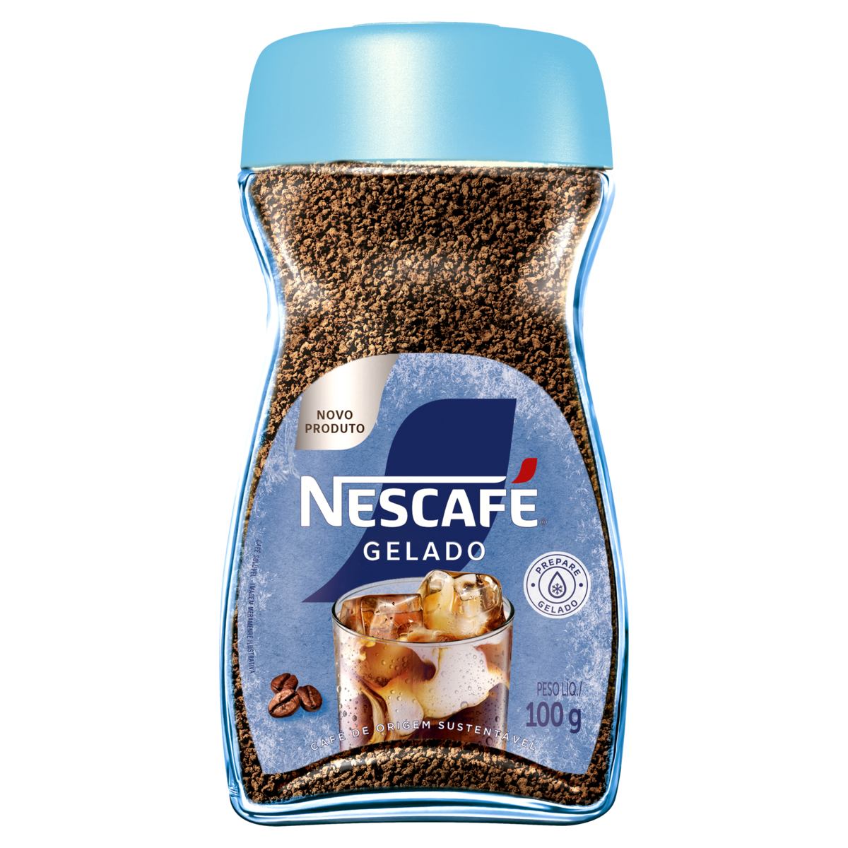 Café Solúvel Gelado Nescafé Vidro 100g
