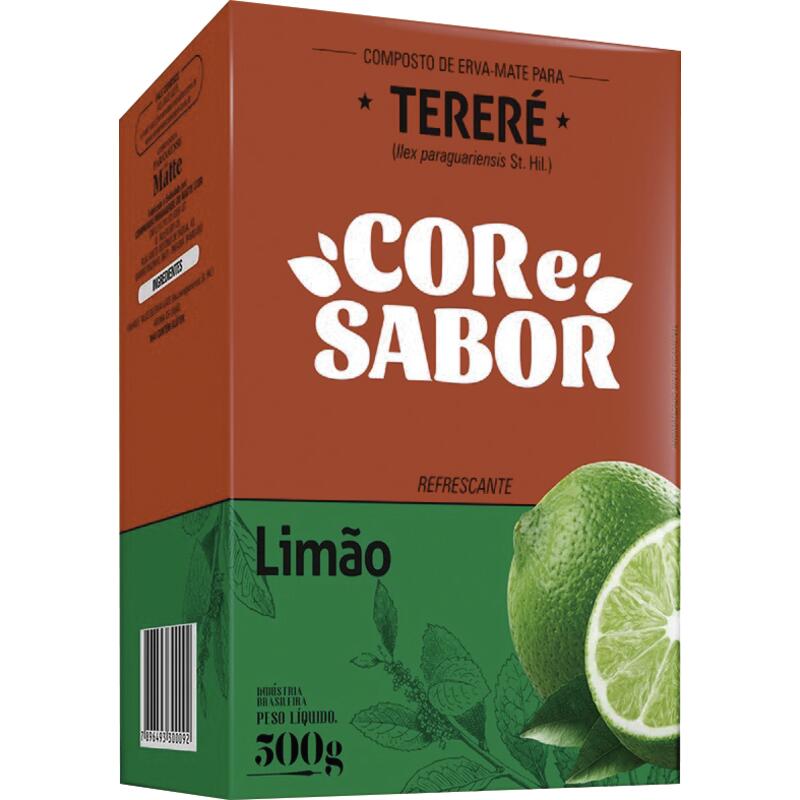 Erva Mate Cor e Sabor Limão 500g