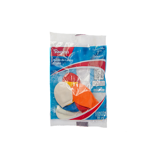 Balao Regina Liso C/8un Pera Sortido