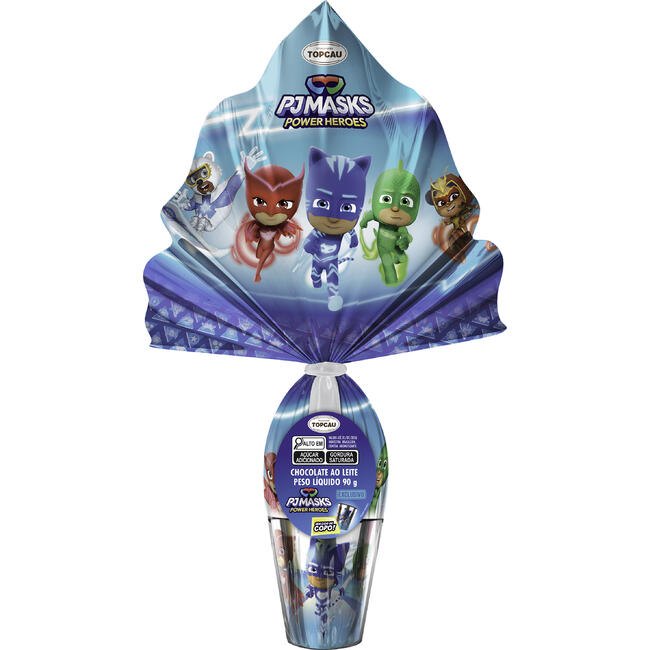 Ovo de Páscoa Top Cau PJ Masks 90g