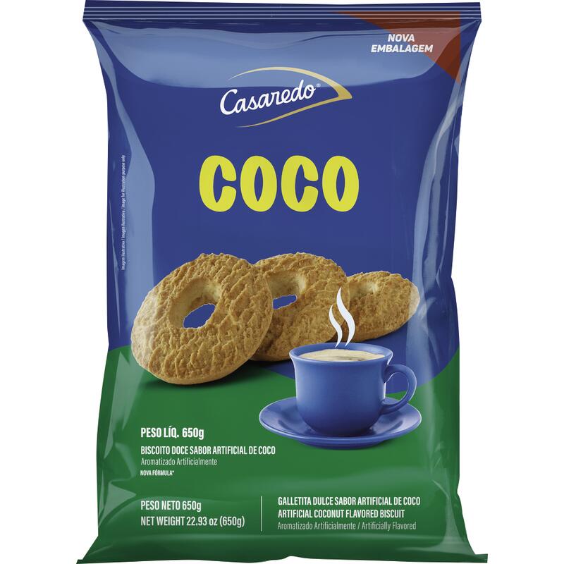 Biscoito Rosquinha Casaredo Coco 650g