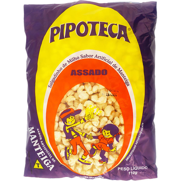 Salgadinho Pipoteca 110g - Manteiga
