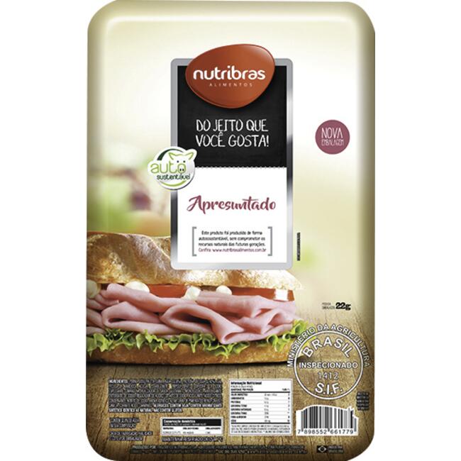 Apresuntado Nutribras Preço por quilo na peça