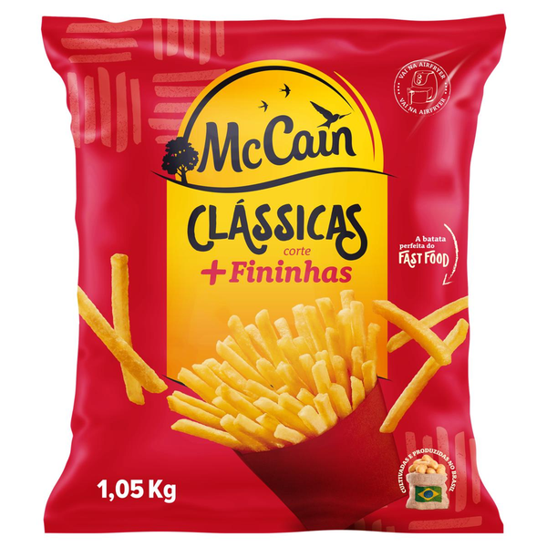 Batata McCain Clássicas +Fininhas 1,05kg