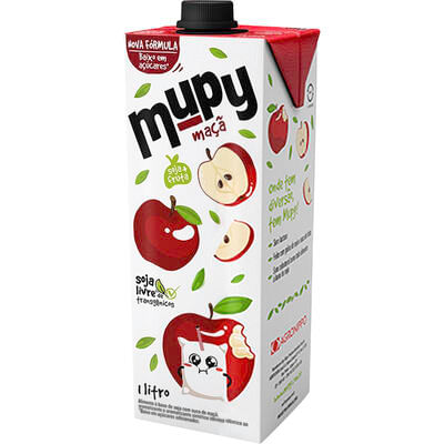 Bebida à Base de Soja Maçã Mupy Caixa 1l