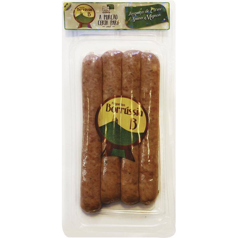Linguiça Suína Mignon Borrússia Preço por quilo no pacote