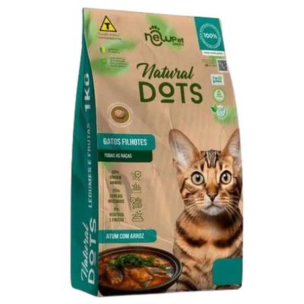 Ração para Gatos Natural Dots 1Kg - Filhote