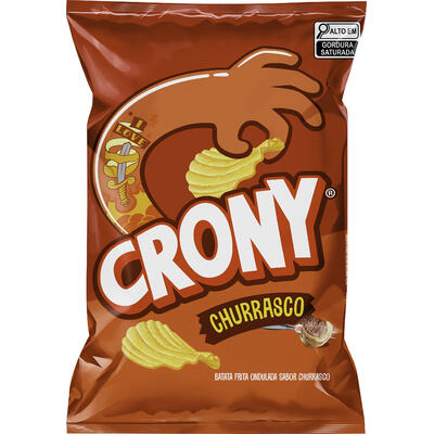 Salgadinho Batata Ondulada Crony Churrasco 35g