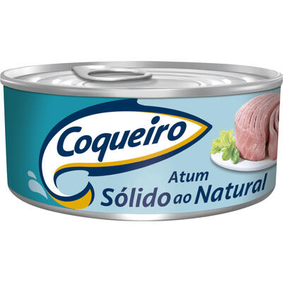 Atum Sólido em Água Coqueiro Lata 130g