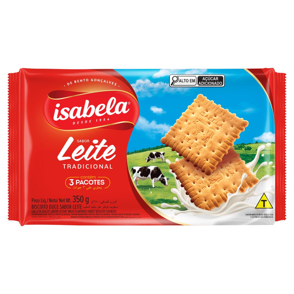 Biscoito Isabela Leite 350g