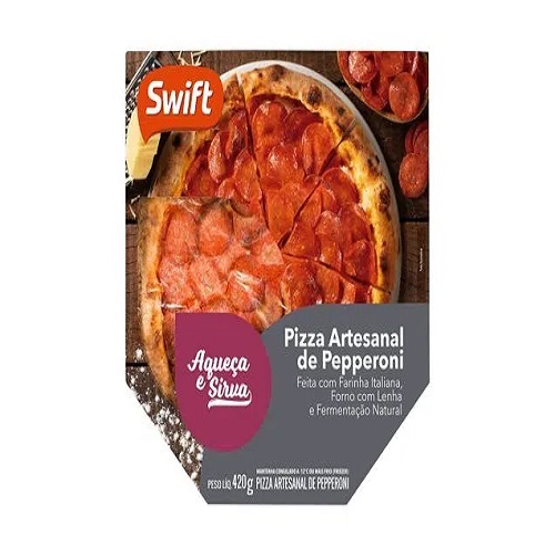 Pizza Artesanal Pepperoni Swift 420g