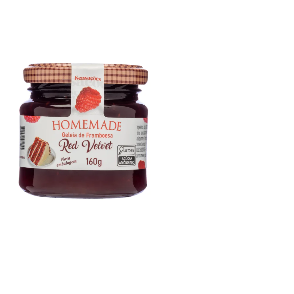 Red Homme Sensation Geleia de Framboesa 160G