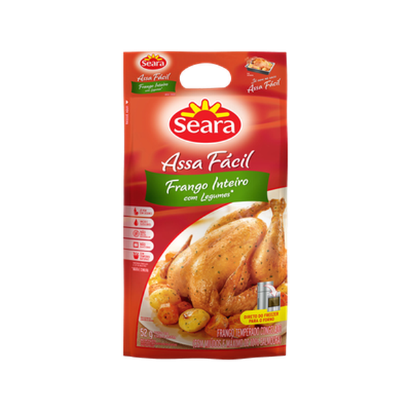 Frango Assa Fácil Seara Congelado - Temperado Kg