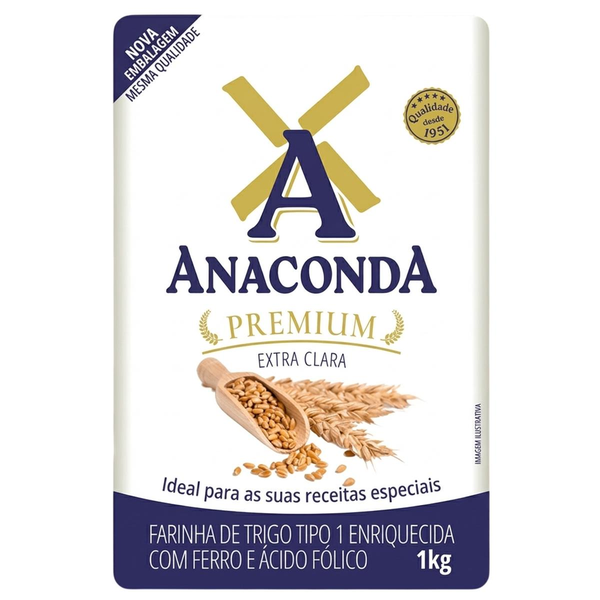Farinha de Trigo Anaconda Premium 1kg