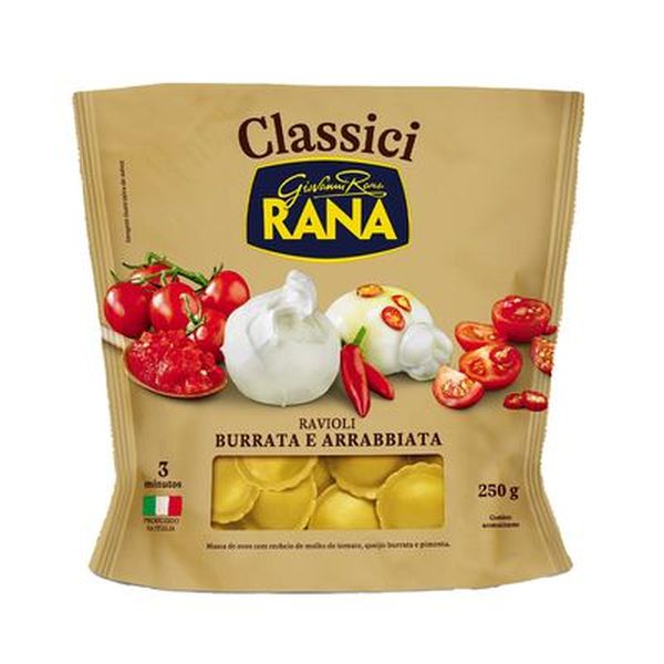 Massa Ravioli Burrata e Arrabbiata 250g