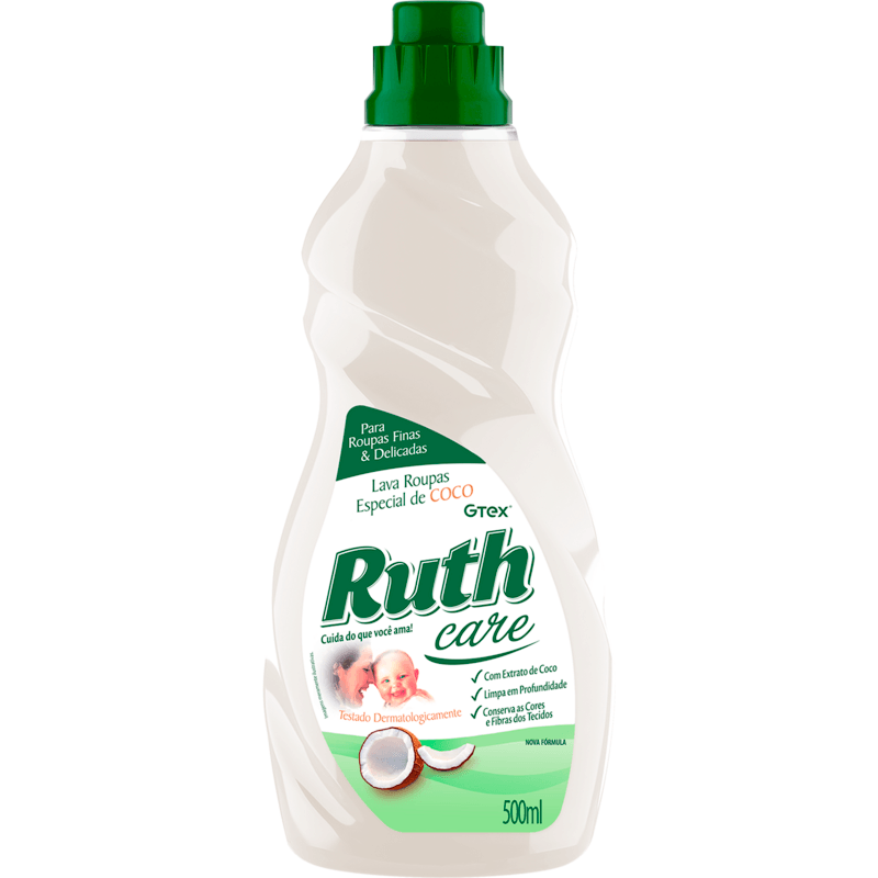 Lava Roupas Líquido Ruth Care Coco 500ml