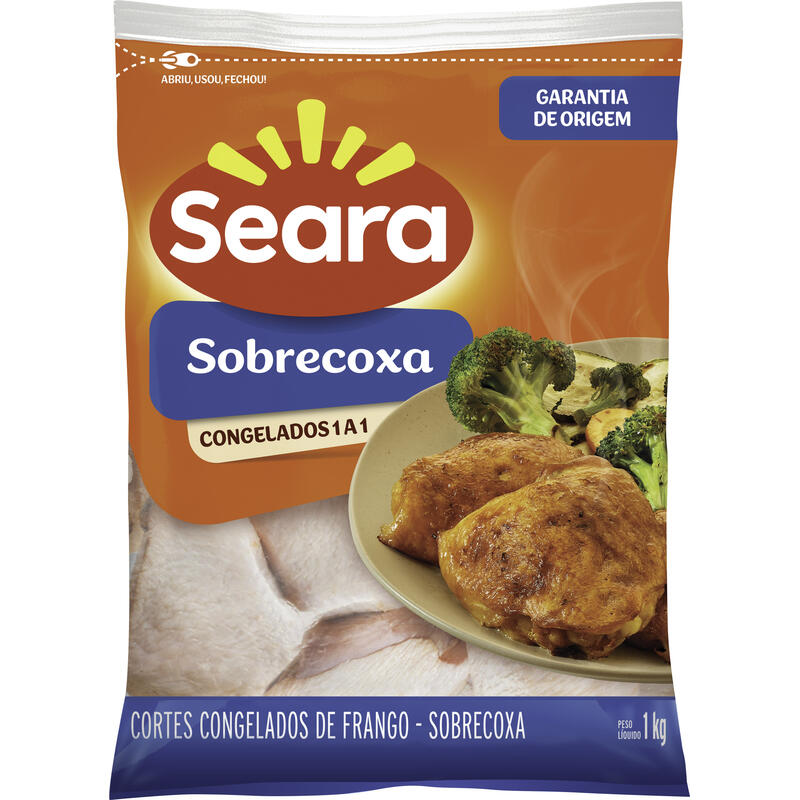 Sobrecoxa Seara IQF 1kg