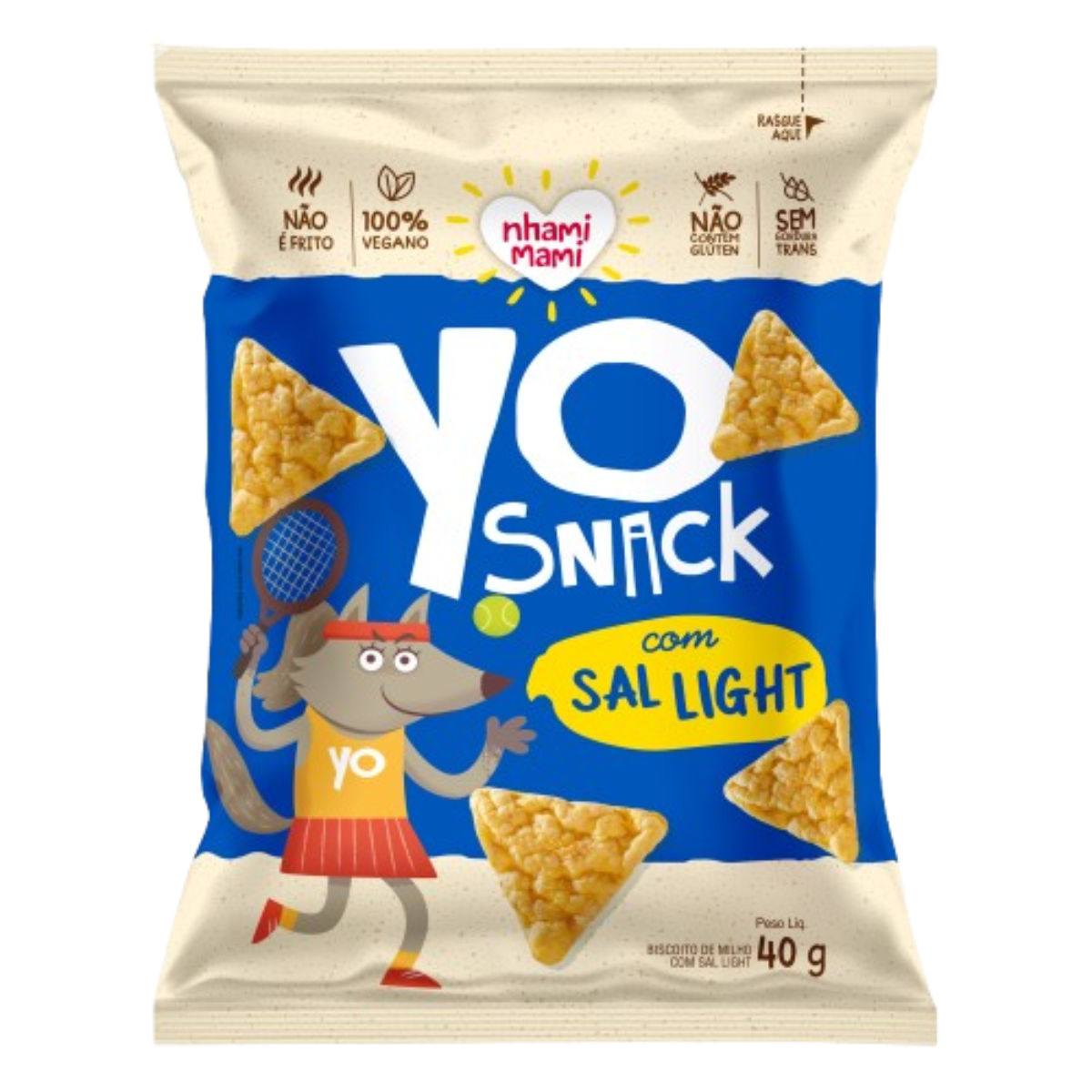 Biscoito Yo Snack com sal light 40g