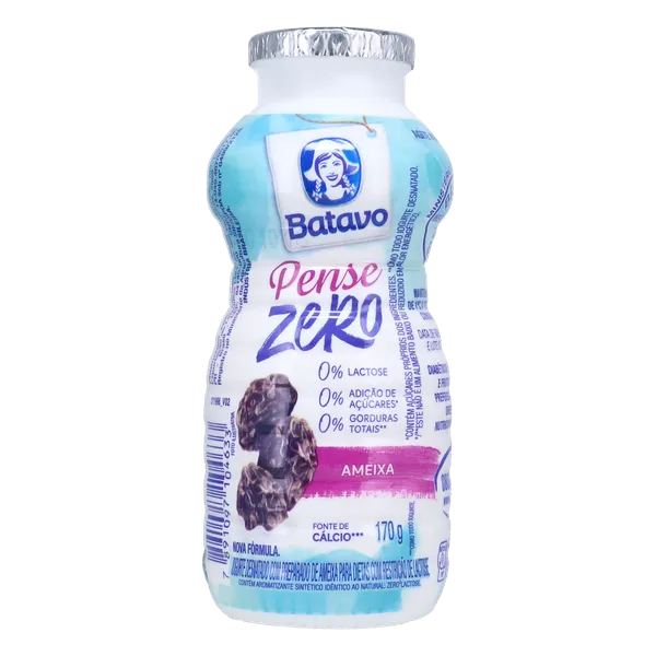 Iogurte Pense Zero Batavo 170g - Ameixa