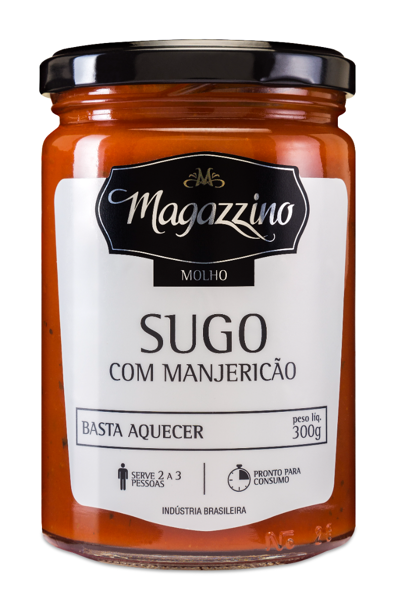 Molho de Tomate com Manjericão Magazzino Vidro 300g