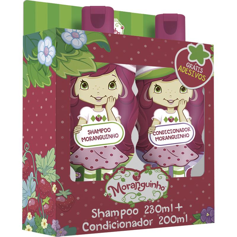 Kit Infantil Moranguinho Shampoo + Condicionador