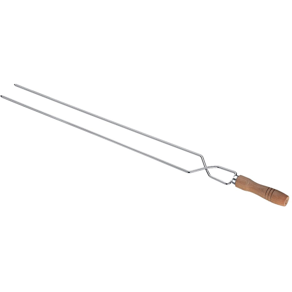 Espeto Utimil Tam. 75cm - Cromado - Duplo - Ref. ZI823