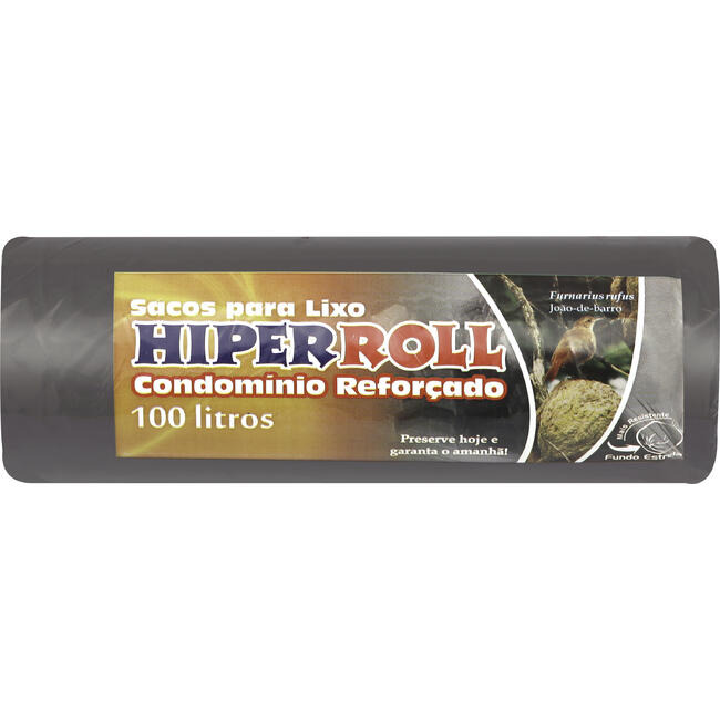 Saco para Lixo Hiper Roll Condomínio 100L 25un