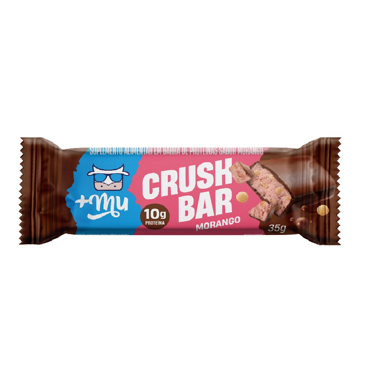 Crush Bar 2.0 Sabor Morango 35g +MU