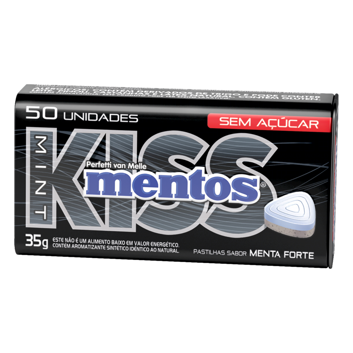 Balas Sabor de Mentos Forte Kiss MENTOS 50 Unidades 35g