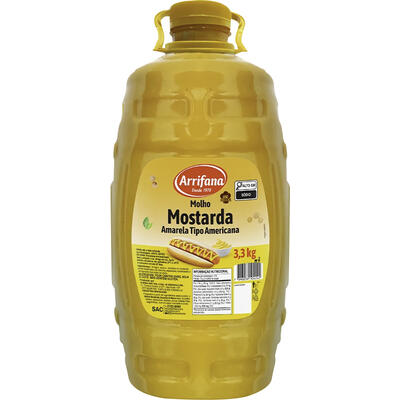 Molho de Mostarda Arrifana 3,3kg