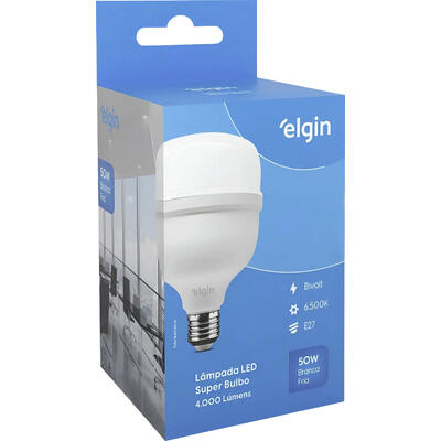 Lâmpada Led Bulbo Elgin 50W Bivolt un